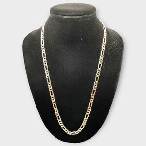 18” Sterling Silver Figaro Chain Necklace